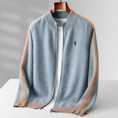 "100% Cashmere" Zip Cardigan - CLEARANCE SALE
