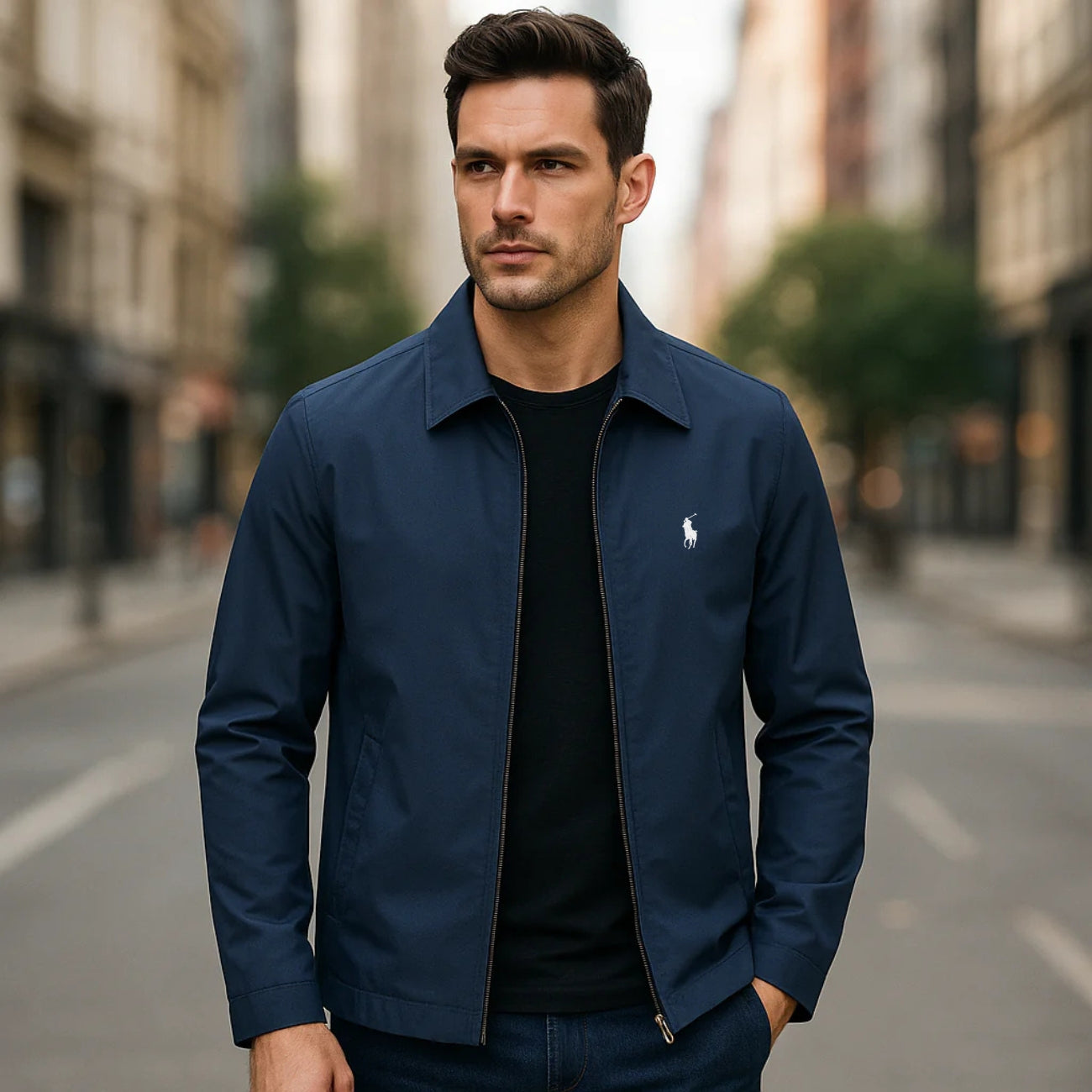 Elegant Jacket with Zip - CLEARANCE SALE