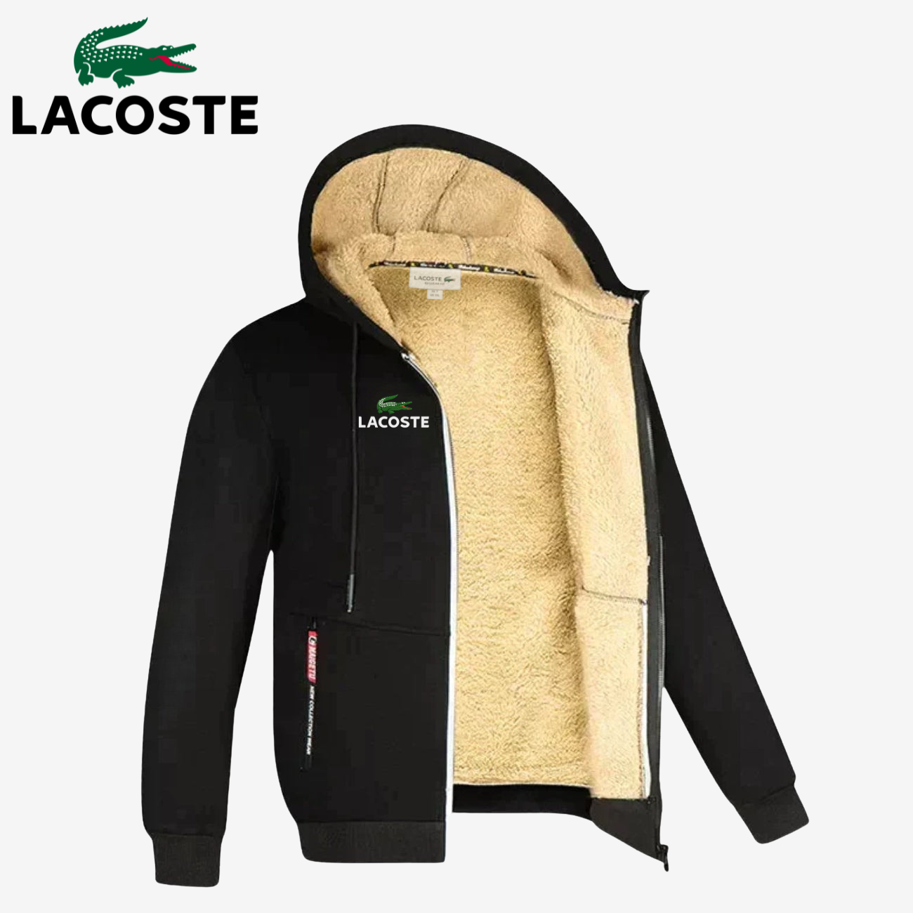 Fleece Lined Zip Hoodie || [CLEARANCE SALE]