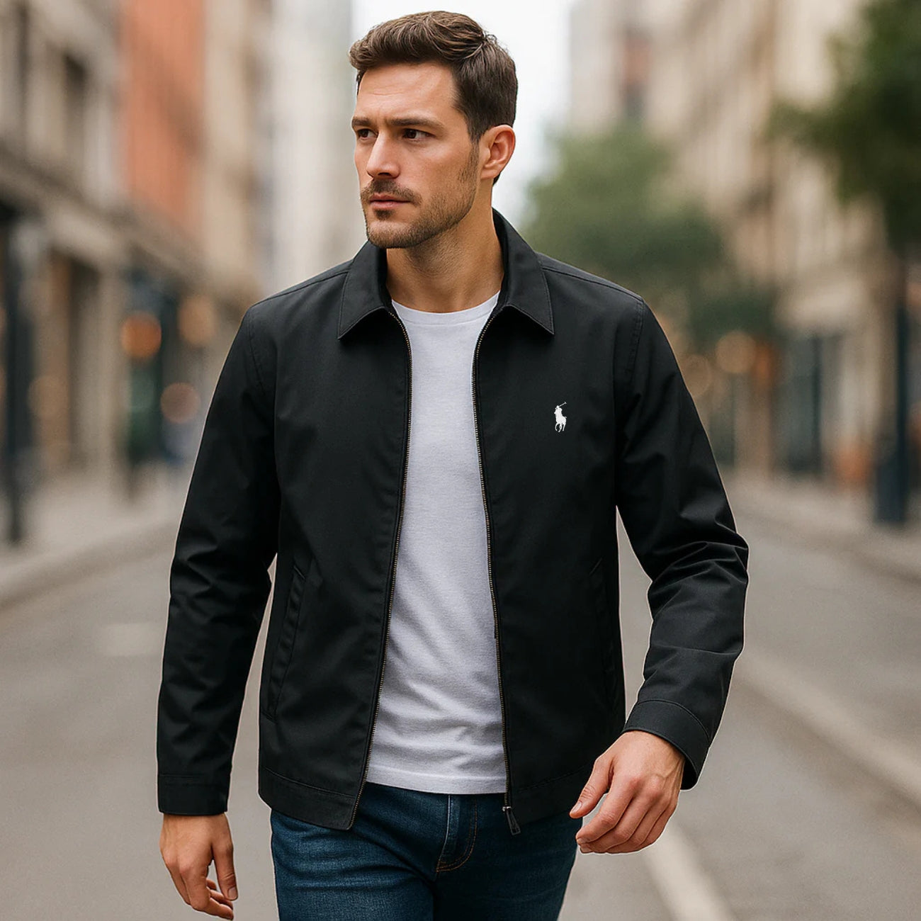 Elegant Jacket with Zip - CLEARANCE SALE