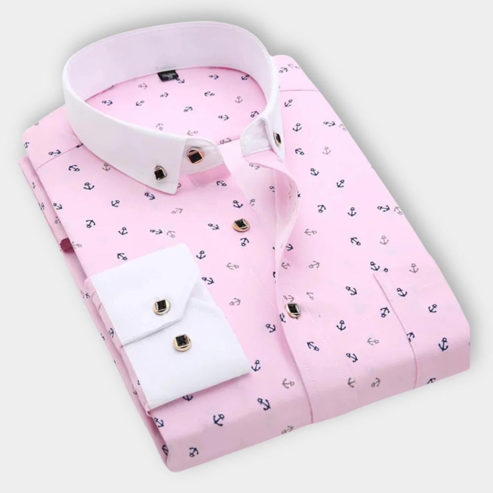 Gerneliese - Nautical Print Shirt