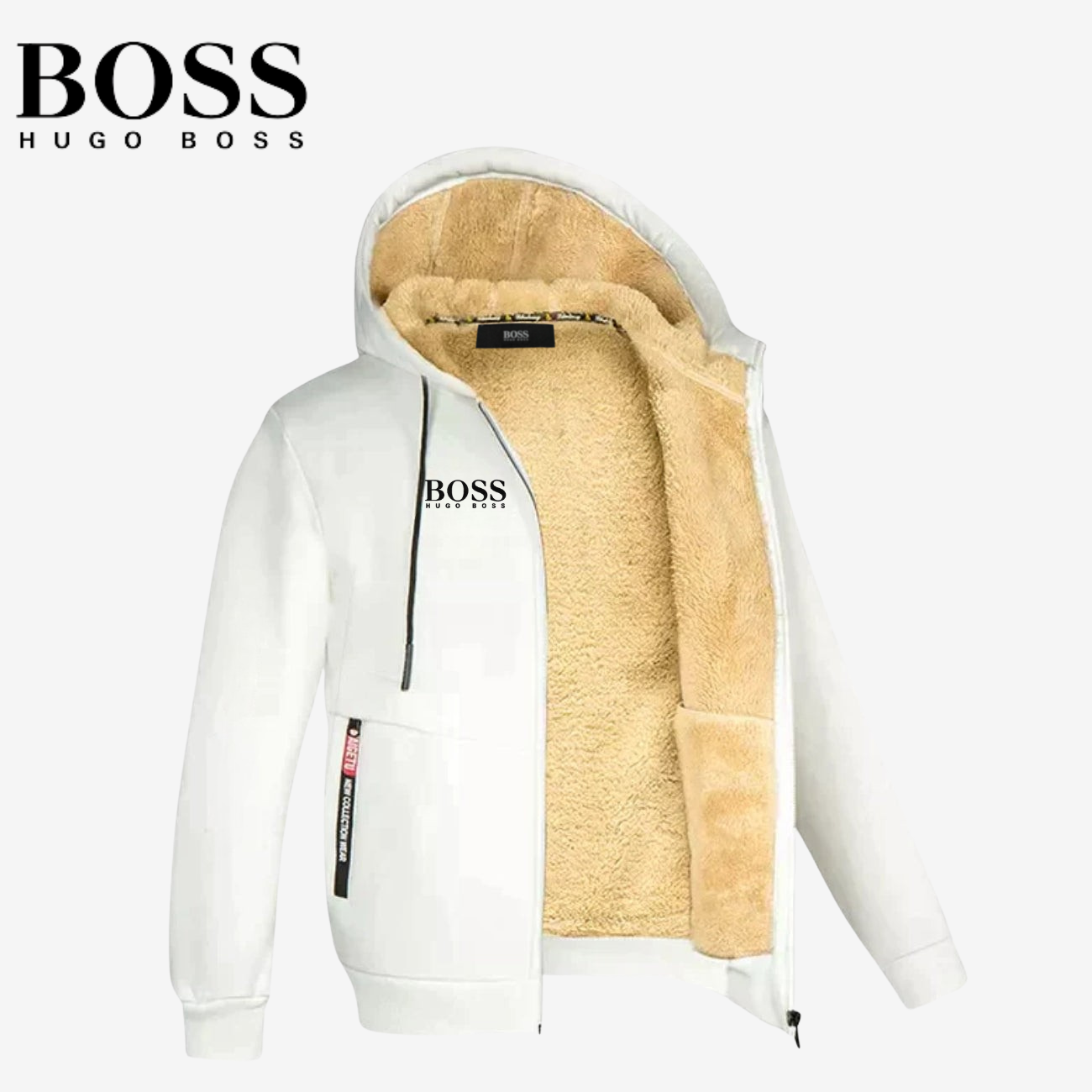 Fleece Lined Zip Hoodie || [CLEARANCE SALE]