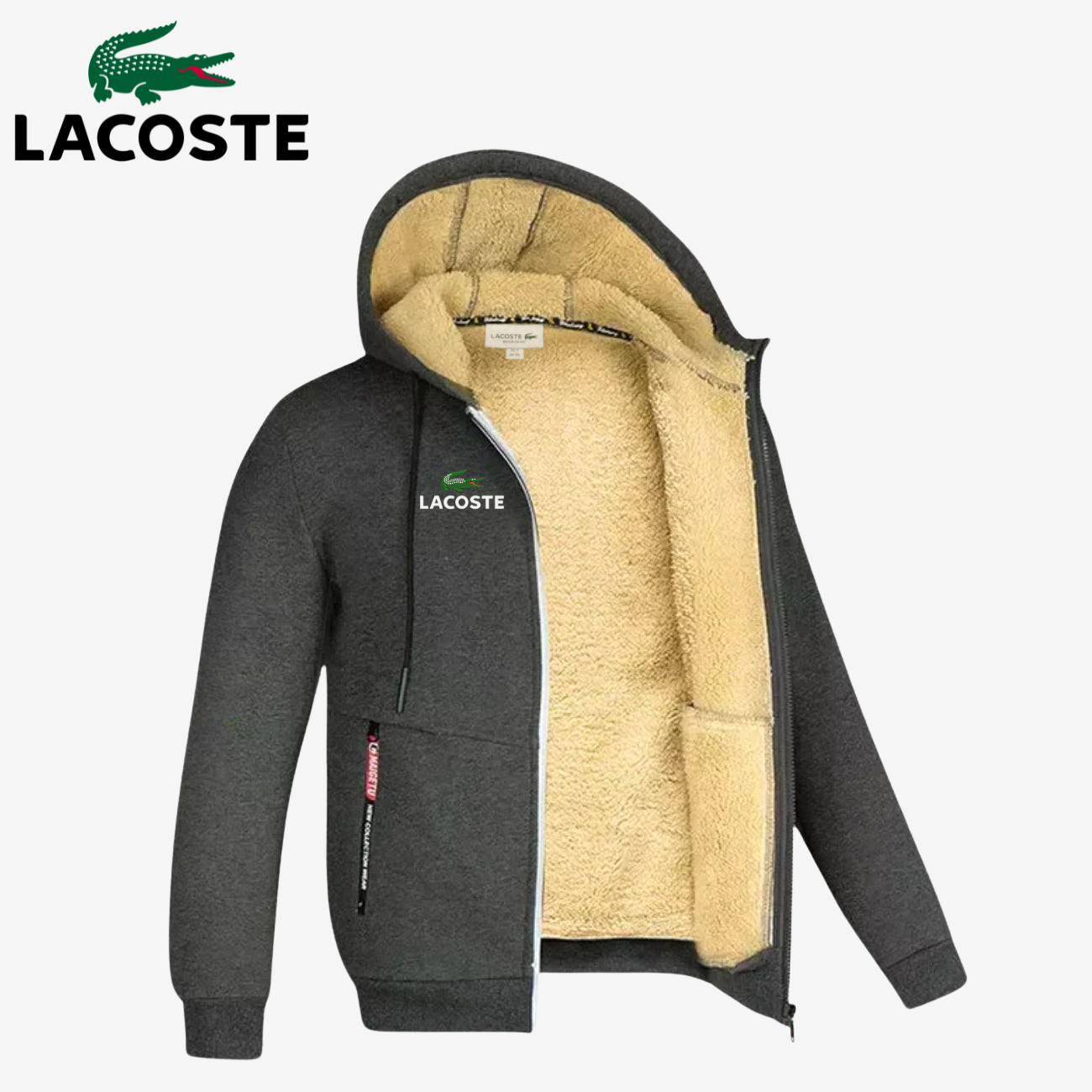 Fleece Lined Zip Hoodie || [CLEARANCE SALE]