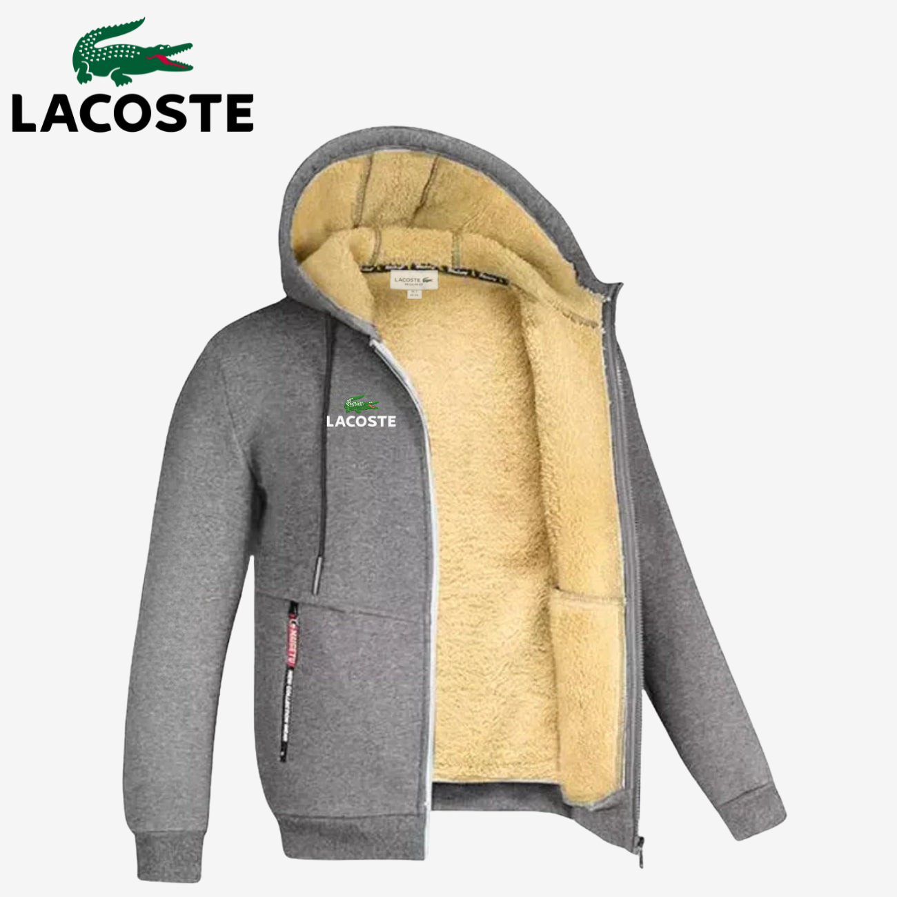 Fleece Lined Zip Hoodie || [CLEARANCE SALE]