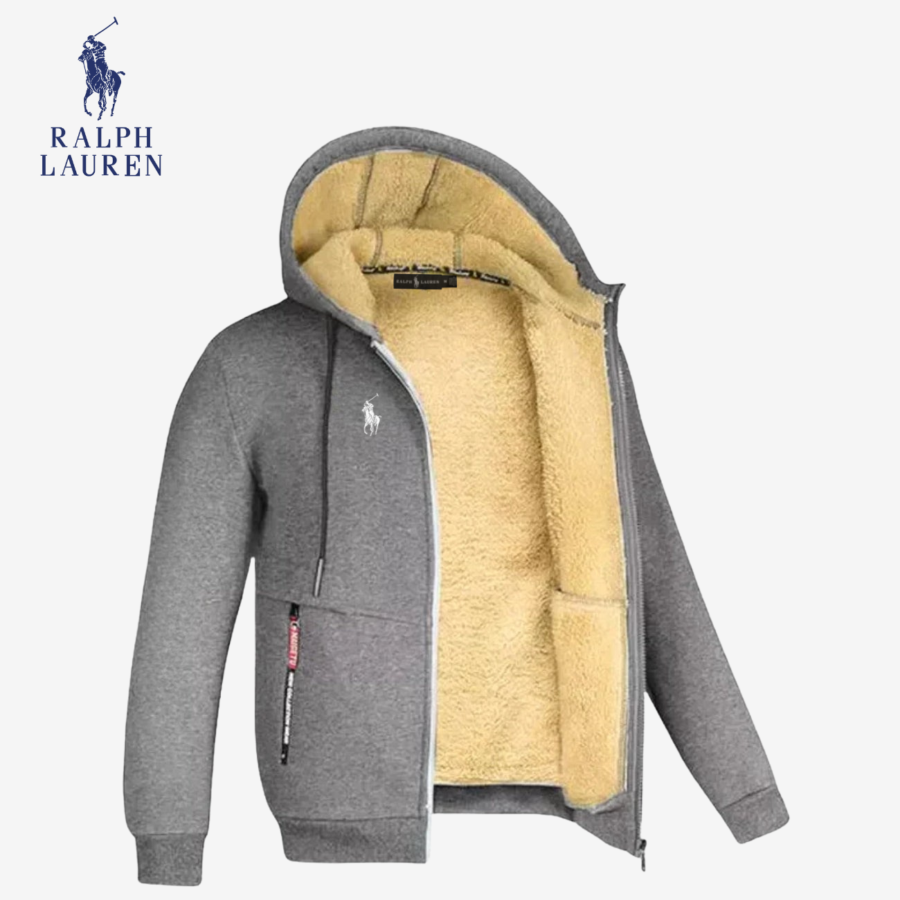 Fleece Lined Zip Hoodie || [CLEARANCE SALE]