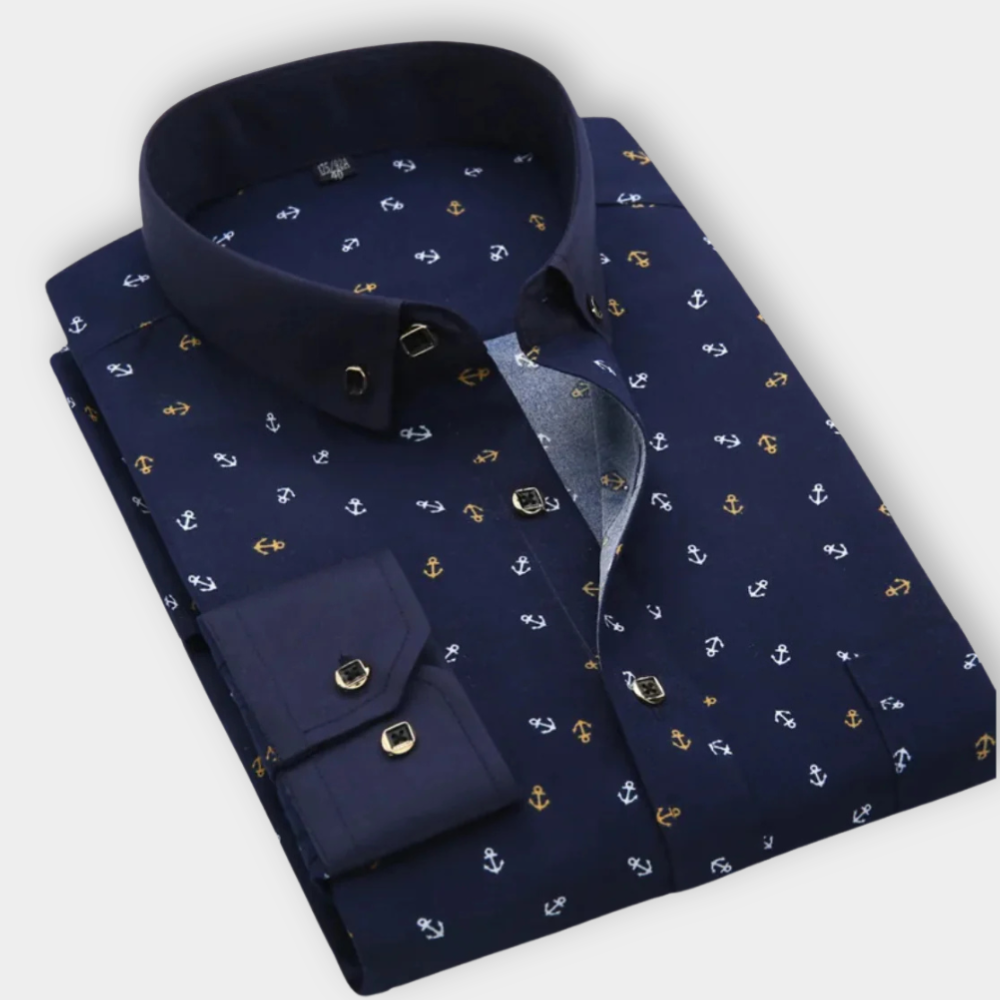 Gerneliese - Nautical Print Shirt